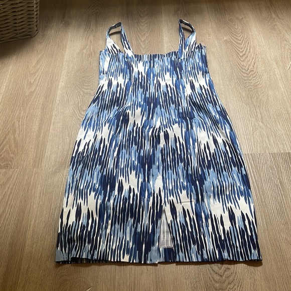 Calvin Klein Dress | Size 8 | Blue, Black & White - Picture 6 of 10